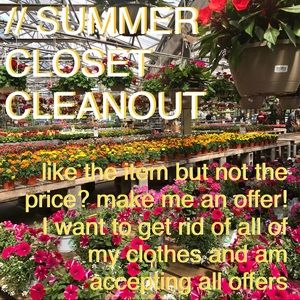 Empty My Closet, Make Me An Offer!